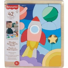 Colezium HXY42 Fisher-Price Ahşap Uzay Yapboz