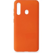 Uravas Store Samsung Galaxy M40 Kılıf Nano Içi Kadife Silikon - Turuncu