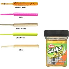 Berkley Gulp Alive Baby Sardine Sahte Yemi Chartreuse
