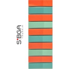 Sibga Tasarım Şeffaf Renkli Postit Post-It Post It. Kitap Ayracı Ayraç Postit Sticker Not Kağıdı 200 Yaprak