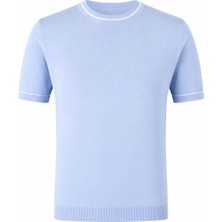 Trender 16024 O Yaka Açık Mavi Erkek T-Shirt 26YGT3000010