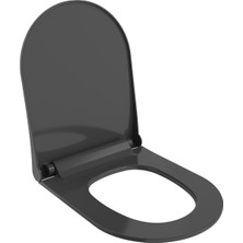 Bocchı Bocchi Pure Slim Klozet Kapaği Parlak Si̇yah - A0333-005