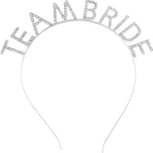 Lizbon Center Gümüş Kaplama Kristal Taşlı Team Bride Taç