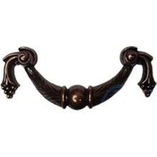 Dekoratif Zamak Üzümlü Kulp - 64MM, Eskitme, 100 Adet