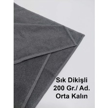 Alvera Collection Ör Havlusu Gri Tekli 90*50