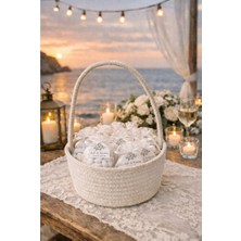 Empressco Çok Amaçlı Saplı Nikah ve Söz Sepeti 15X7 Cm, Şık ve Kullanışlı Tasarım