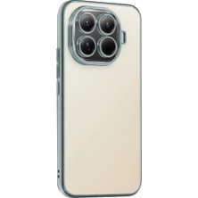 Teknoparkx Mey Ithalat®   Mi 15T Pro  Lensli Silikon - Gümüş