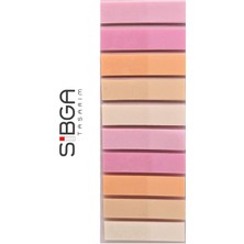 Sibga Tasarım Şeffaf Renkli Postit Post-It Post It. Kitap Ayracı Ayraç Postit Sticker Not Kağıdı 200 Yaprak