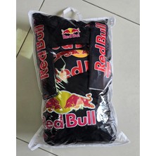 Şimika Redbull Siyah Süper Set Dörtlü Servis Kılıfı + Ikili Yastık ve Kemer Kılıfı +Vites Poları