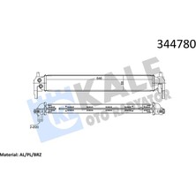 Kale Mixdepo Turbo Radyatörü Intercooler Polo 1.2 Tsi 11/09 Al/pl/brz