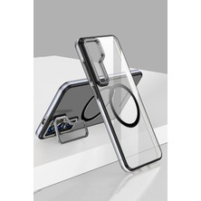 Modamizo Mey Ithalat® Samsung Galaxy S24 Crystal Magsafe Kapak - Siyah
