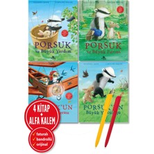 Kronik Kitap Alfa Kalem+Porsuk Büyük Yardım+Büyük Fırtına+Macerası+Yolculuğu+Suzanne Chiew Sean Julian 4 Kitap