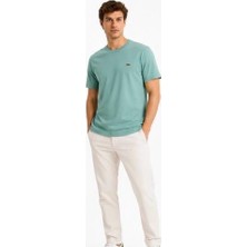 Lacoste Bisiklet Yaka Mint Yeşil Regular Fit