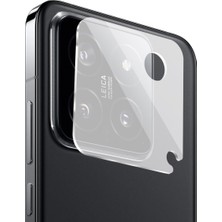 Buff Labs Şeffaf Kamera Lens Koruyucu Arka Kamera Temperli Koruyucu 9h Sertlik Hd (Xiaomi 14)
