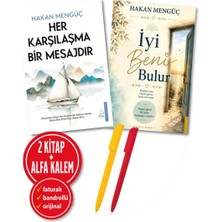 Destek Yayınları Alfa Kalem+Iyi Beni Bulur+Her Karşılaşma Bir Mesajdır+Hakan Mengüç 2 Kitap+Yeni+Roman Öykü