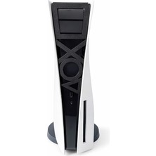 Yapı3D Ps5 Fat Uyumlu Dekoratif Raf Önü Playstation Sembollü Stand – 3D Baskı Konsol Raf Aksesuarı – Gaming