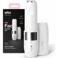 Braun FS1000 Mini Tüy Alma Makinesi + Pil Temizleme Fırçası, Seyahat Boy, Kablosuz Kullanım