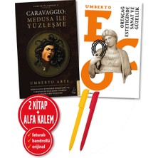 Destek Yayınları Alfa Kalem+Caravaggio:medusa ile Yüzleşme+Ortaçağ Estetiğinde Sanat Güzel+Umberto Arte,eco 2 Kitap