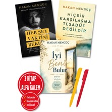 Destek Yayınları Alfa Kalem+Iyi Beni Bulur+Hiçbir Karşılaşma Tesadüf+Her Şey Vaktini+Hakan Mengüç 3 Kitap+Yeni