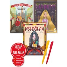 Destek Yayınları Alfa Kalem+Merve Kılıç Kural 3 Kitap Kırmızı Başlıklı Kız Hayvan Hakları+Rapunzel+Keloğlan