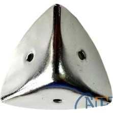 Uravas Store Dekoratif, Kutu, Sandık Köşesi - 45X28 Mm,büyük, Nikel, 1 Adet