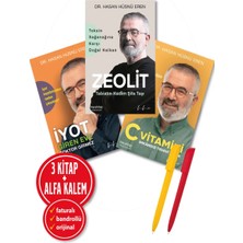 Hayy Kitap Alfa Kalem+Hasan Hüsnü Eren 3 Kitap Zeolit Tabiatın Kadim Şifa Taşı+C Vitamini+Iyot Giren Eve