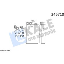 Kale Mixdepo Kalorifer Radyatörü [ Renault Megane Ii , Scenic Ii , Grand Scenic Ii Brazing ]