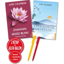 Destek Yayınları Alfa Kalem+Farkındalık Okyanusu+Zamanın Sessiz Ruhu+Adil Yıldırım 2 Kitap+Yeni+Kişisel Gelişim