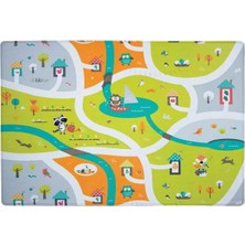 Die Grup Bblüv Mülti Oyun Halısı 140X100 cm Şehir