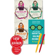 Destek Yayınları Alfa Kalem+Akıllılar Için Hayatta Kalma Rehberi:+Oytun Hocayla Beslenme+Psikoloji+Duygular 4 Kitap