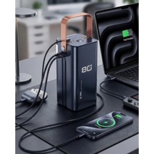 Herşey Trend 80000 Mah Taşınabilir Powerbank Süper Hızlı Şarj Çoklu Çıkış ve LED Göstergeli