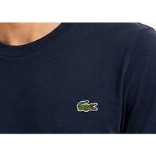 Lacoste Bisiklet Yaka Lacivert Regular Fit