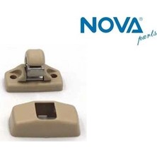 Nova 3B0857561B 8ys Güneşlik Klipsi ve Kapağı ( Bej ) - Golf-Bora-Passat-Transporter T5-Polo