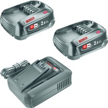 Bosch 18V 2x2,5 Ah. Başlangıç Seti