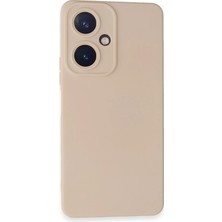 Newface Vivo Y27 Kılıf Velura Kapak – Nano Silikon & Kadife Iç Yüzey - Pudra