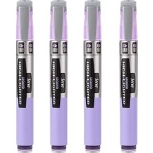 Uravas Store Serve Likit Fosforlu Kalem Pastel Lavanta 4lu Set