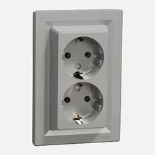 Schneider Electric Schneider Alüminyum Ikili Topraklı Priz