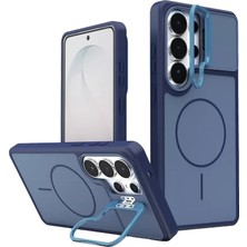 Modamizo Mey Ithalat® Samsung Galaxy S26 Ultra Pale Magsafe Standlı Kapak - Mavi