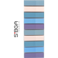 Sibga Tasarım Şeffaf Renkli Postit Post-It Post It. Kitap Ayracı Ayraç Postit Sticker Not Kağıdı 200 Yaprak