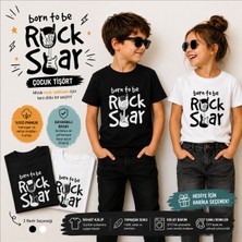 Tişört Kodu Çocuk Tişörtü – Born To Be Rock Star