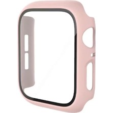 Uravas Store Watch 41MM Camlı Kasa Ekran Koruyucu - Pembe