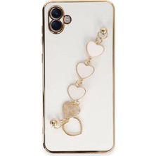Uravas Store Samsung Galaxy A04E Kılıf Esila Silikon - Beyaz