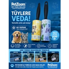Carlburn #petshop 60 Yaprak Tüy Toplama Rulosu Kedi Köpek Tüy Toplayıcı Ev Koltuk Araç Ofis Temizlik Rulosu