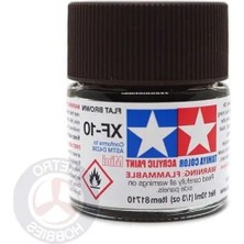 10 ml Flat Brown Mat Akrilik Boya, Sanat Çalışmaları Için Uygun