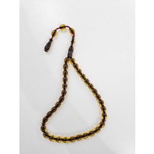 Muhammed Azazi Usta Işçilikli Sıkma Kehribar Fıçı Kesim (9 x 11 Mm)