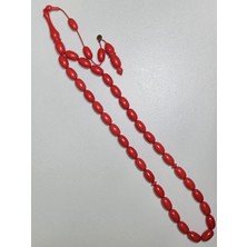 Fatih Erbabacan Usta Imzalı Arizona Katalin Kehribar Tesbih Beyzi Kesim (8 x 13 Mm)