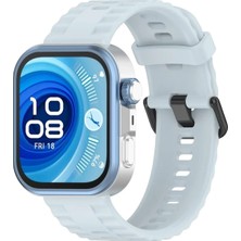 Kuhi Mey Ithalat®  Huawei Watch Fit 3 Klasik Kordon - Açık Mavi