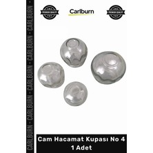 Carlburn #hacamat Profesyonel Kaliteli Vakumlu Dayanıklı Hijyenik Tıbbi Cam Hacamat Kupası No 4 1 Adet