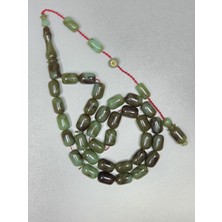 Erkan Çubukçu Usta Imzalı Multi Renk Sıkma Kehribar Tesbih Kapsül Kesim (7 x 10 Mm)