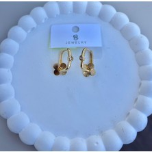 14K Altın Kaplama Gold Pırpır Göçmen Küpesi